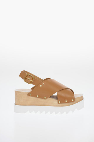 Wood Platform PERCY Sandals 7cm