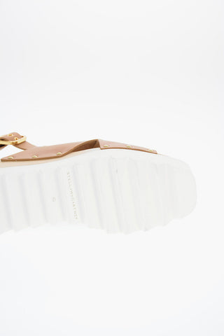 Wood Platform PERCY Sandals 7cm
