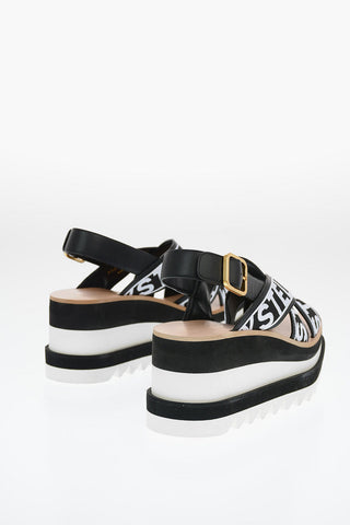 All Over Logo Platform Sandals 8cm