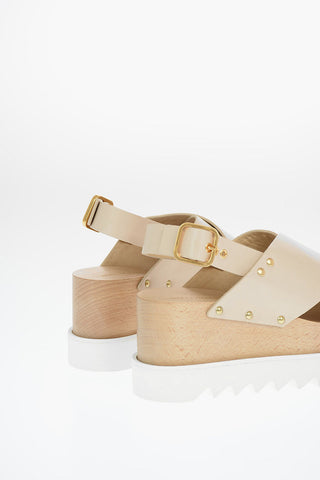 Wood Platform PERCY Sandals 7cm