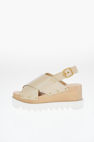 Wood Platform PERCY Sandals 7cm
