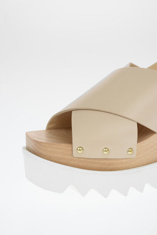 Wood Platform PERCY Sandals 7cm