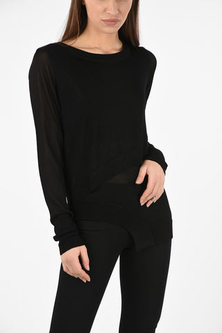 Light M-SWEET Asymmetrical Sweater