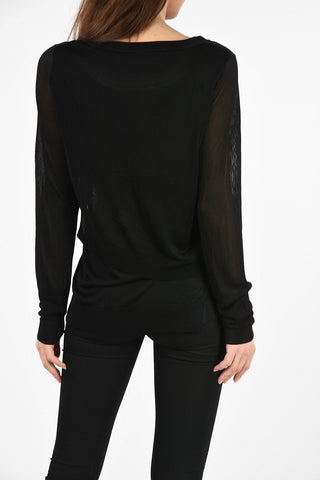 Light M-SWEET Asymmetrical Sweater