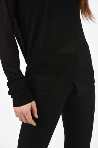 Light M-SWEET Asymmetrical Sweater