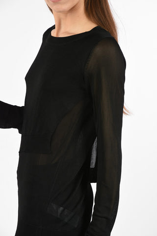 Light M-SWEET Asymmetrical Sweater