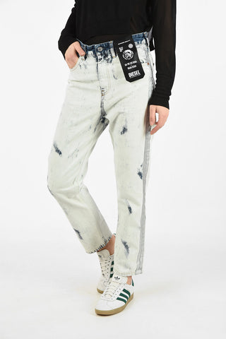 High Waist Vintage Effect D-EISELLE-SP Bleached Jeans L30 l30