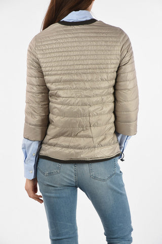 Lightweight Reversible SIONDRA-ERRE Down Jacket with Zip Closure