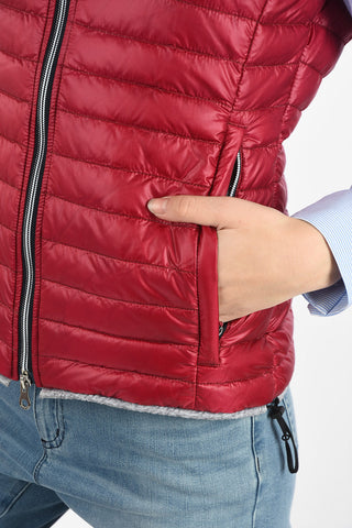 Lightweight Sleeveless FILIRA Down Jacket with Zip Closure