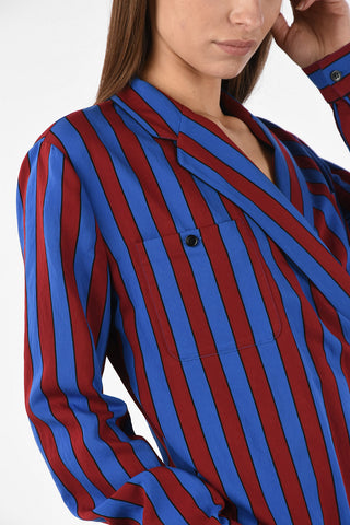 MM4 Camicia Wrap a Righe