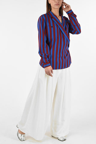 MM4 Camicia Wrap a Righe