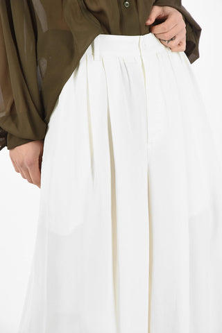 MM6 Double Pleats Palazzo Pants