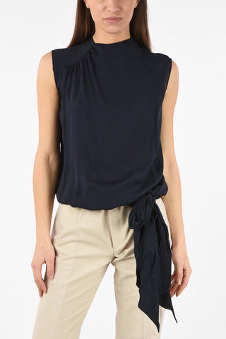 MM4 Silk Top with Bow