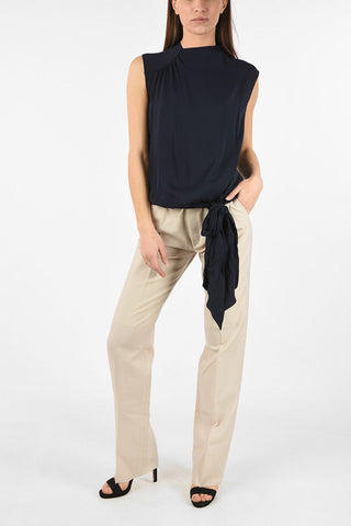 MM4 Silk Top with Bow