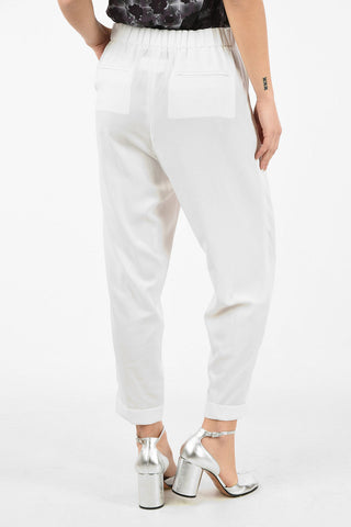MM6 Mid-Waist Double Pleats Palazzo Pants