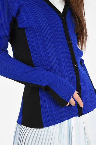MM6 Ribbed Lurex Cardigan