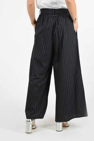 MM6 Pinstriped Double Pleats Harem Pants