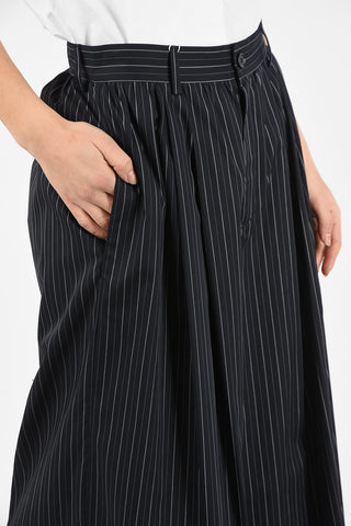 MM6 Pinstriped Double Pleats Harem Pants