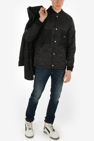 Hidden Closure Cotton R-KIIBI Parka Jacket