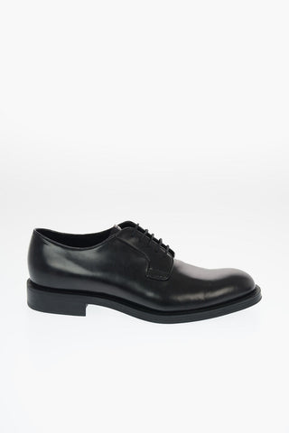 Brushed Leather Derby Shoes