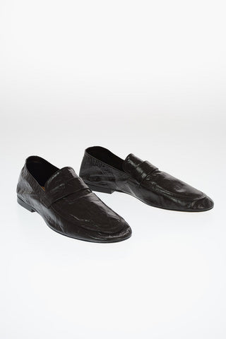 Brushed Leather Bit loafers