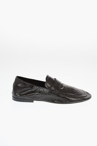 Brushed Leather Bit loafers