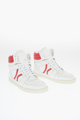 Leather BREAK Ankle Sneakers 
