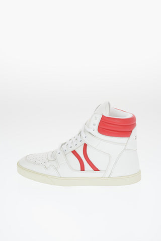 Leather BREAK Ankle Sneakers 