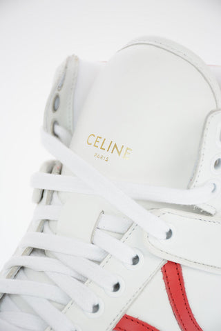 Leather BREAK Ankle Sneakers 