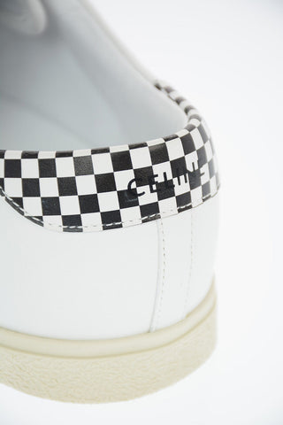 Leather TRIOMPHE Sneakers with Ponyskin Details