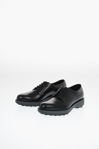 Brushed Leather Derby Shoes