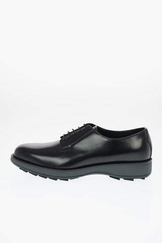 Brushed Leather Derby Shoes