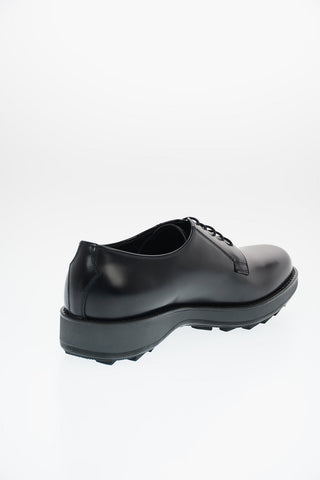 Brushed Leather Derby Shoes