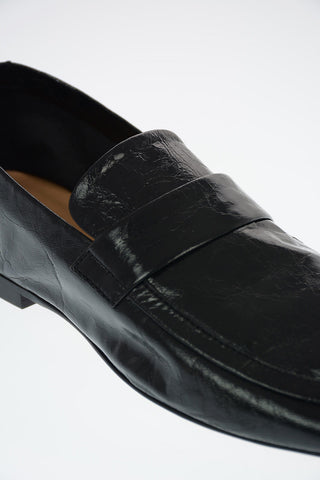 Brushed Leather Bit loafers