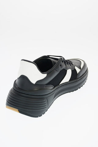 Leather SPEEDSTER Sneakers with Mesh Details