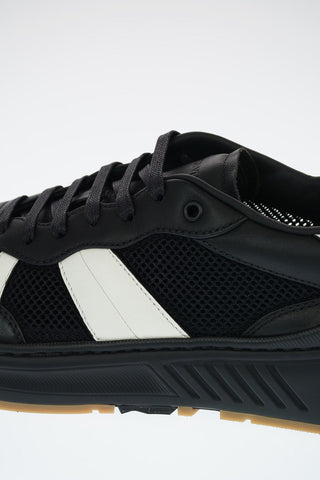 Leather SPEEDSTER Sneakers with Mesh Details