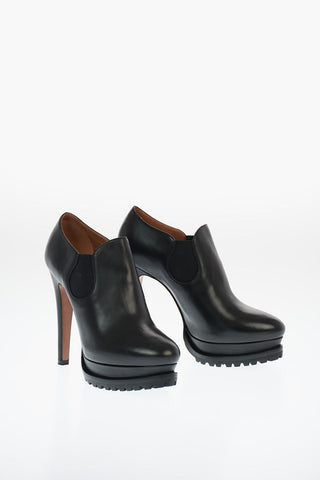 Tronchetti in Pelle con Plateau 13cm
