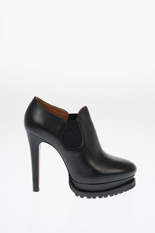 Tronchetti in Pelle con Plateau 13cm