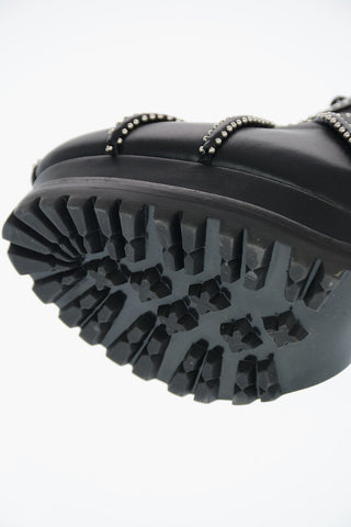 Leather Lace Up Booties 13cm