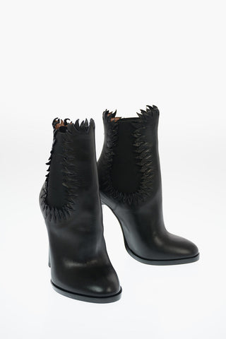 Stivaletti Pull On in Pelle 12 cm