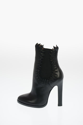 Stivaletti Pull On in Pelle 12 cm