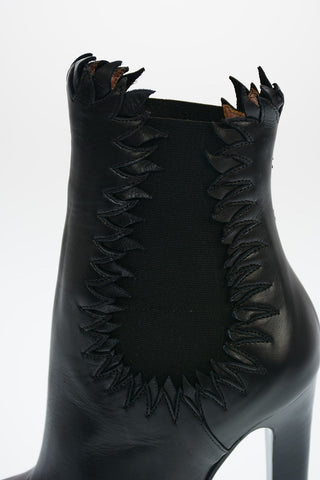 Stivaletti Pull On in Pelle 12 cm