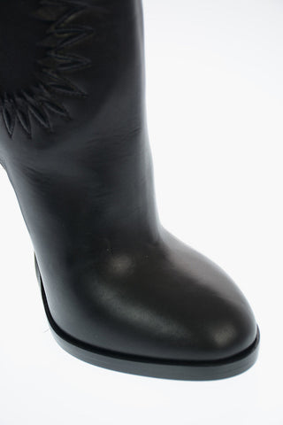 Stivaletti Pull On in Pelle 12 cm