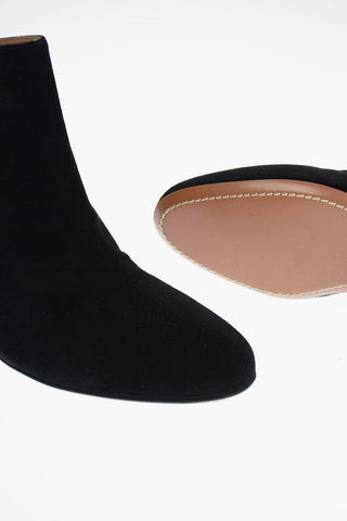 Stivaletti in Suede con Zeppa Interna 3cm