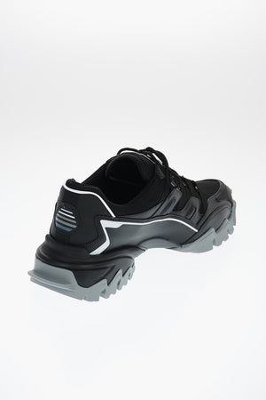 GARAVANI Fabric and Leather CLIMBERS Track Sneakers 