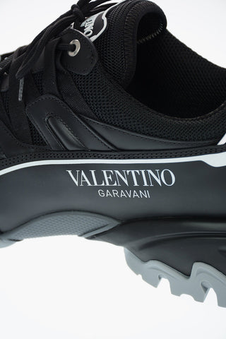 GARAVANI Fabric and Leather CLIMBERS Track Sneakers