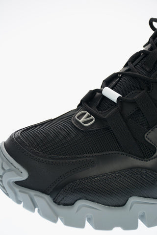 GARAVANI Fabric and Leather CLIMBERS Track Sneakers