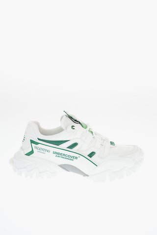 UNDERCOVER JUN TAKAHASHI Fabric and Leather Track Sneakers