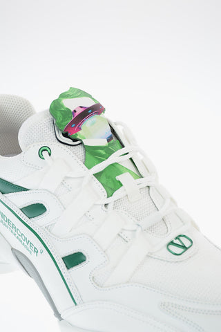 UNDERCOVER JUN TAKAHASHI Fabric and Leather Track Sneakers