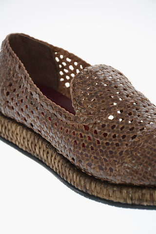 Embroidered Leather FLORIO Loafers